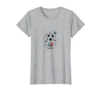 Le Football est ma thérapie : Inspirer la santé mentale Sportive T-Shirt, Femme, Gris Chiné, 3XL