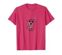 Le Football est ma thérapie : Inspirer la santé mentale Sportive T-Shirt, Homme, Rouge chiné, XL