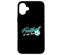 Le Football est Mon Amour Coque pour iPhone 16 Plus