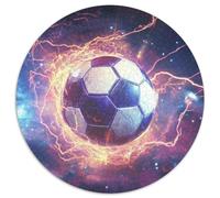 Le football Puzzle Rond De 1000 Pièces Pour Adultes Sports Jouer au basketball Physical EduLes chatsion Filles Classiques Encastrement Parfait Qualité Premium Activité Relaxation 1000pcs (67.5x67.5cm)