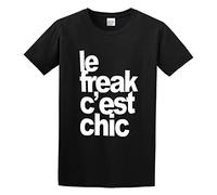 Le Freak Cest Chic Disco Funk Soul Funny SALSO Mens T-Shirt Black Tees Unisex Shirt S