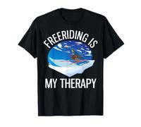 Le Freeride Amusant est ma thérapie pour Le Ski Alpin T-Shirt