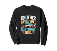 Le frère de la fille qui fête son anniversaire fait du patinage à roulettes Sweatshirt