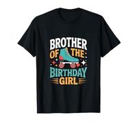 Le frère de la fille qui fête son anniversaire fait du patinage à roulettes T-Shirt
