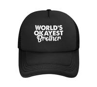 Le Frère Le Plus Correct du Monde Unisexe Casquettes Snapback Soft Baseball Cap sans Déformation Casquette De Baseball pour Sport Golf Toutes Les Saisons