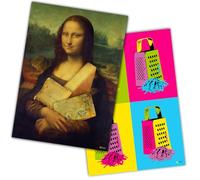 Le fromage, c'est la vie ! Affiche Mona Lisa SHE IS MONA et Affiche POP ART RÂPE - 2 Posters A2