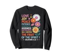 Le Fruit de l'esprit Croix Chrétienne Jésus Sweatshirt