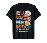 Le Fruit de l'esprit Croix chrétienne Jésus T-Shirt