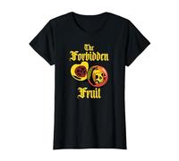 Le Fruit défendu - Apple Graphic T-Shirt, Femme, Noir, L
