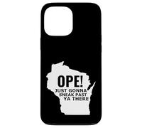 Le Funny Midwest Open du Wisconsin Open va Juste Passer Devant toi Coque pour iPhone 13 Pro Max
