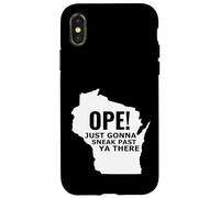 Le Funny Midwest Open du Wisconsin Open va Juste Passer Devant toi Coque pour iPhone X/XS