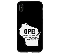 Le Funny Midwest Open du Wisconsin Open va Juste Passer Devant toi Coque pour iPhone XS Max