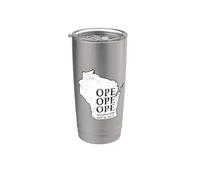 Le Funny Midwest Open du Wisconsin Open va juste passer devant toi Gobelet isotherme en acier inoxydable double paroi