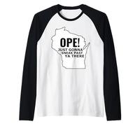 Le Funny Midwest Open du Wisconsin Open va Juste Passer Devant toi Manche Raglan