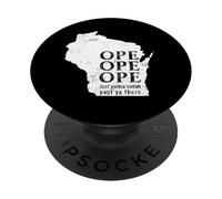 Le Funny Midwest Open du Wisconsin Open va Juste Passer Devant toi PopSockets PopGrip Adhésif
