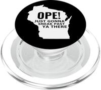 Le Funny Midwest Open du Wisconsin Open va Juste Passer Devant toi PopSockets PopGrip pour MagSafe