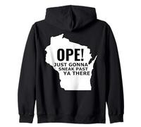 Le Funny Midwest Open du Wisconsin Open va Juste Passer Devant toi Sweat à Capuche