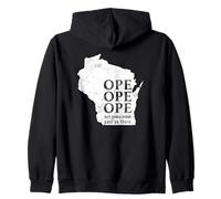 Le Funny Midwest Open du Wisconsin Open va Juste Passer Devant toi Sweat à Capuche