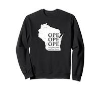 Le Funny Midwest Open du Wisconsin Open va Juste Passer Devant toi Sweatshirt