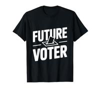 Le Futur passionné des électeurs autonomise Le Vote des Jeunes T-Shirt Graphique avec Valeur