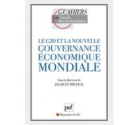 Le G20 Et La Nouvelle Gouvernance Économique Mondiale