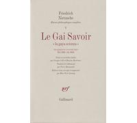 Le Gai Savoir : Fragments posthumes, été 1881 - été 1882