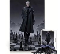 Le Gambit du Maître d'Échecs Puzzle de 1000 pièces pour Adolescents Jeu de logique et de réflexion Amusant et apaisant Bords Lisses Cadeau d'anniversaire 38x26cm