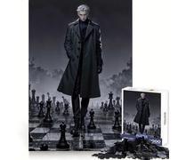 Le Gambit du Maître d'Échecs Puzzle de 1000 pièces pour Adolescents Jeu de logique Pure Décoration Murale silencieuse, Calme et épurée 38x52cm