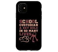 Le gardien d'école joue un rôle clé dans tant de vies Un gardien drôle Coque pour iPhone 11