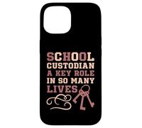 Le gardien d'école joue un rôle clé dans tant de vies Un gardien drôle Coque pour iPhone 15