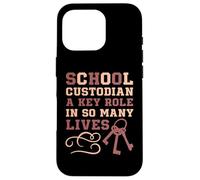 Le gardien d'école joue un rôle clé dans tant de vies Un gardien drôle Coque pour iPhone 16 Pro