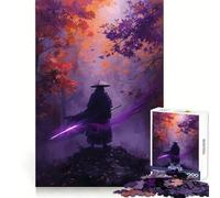 Le Gardien Silencieux de la Brume d'automne Puzzle pour Adultes 1000 Pièces Jeu de Défi Cérébral Esprit Calme Collection d'art aux Découpes Claires 50x75cm