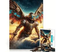Le Gardien Steampunk Puzzle de 1000 pièces pour Adultes Jeu de réflexion Amusant en intérieur Bords précis Objet de Collection 38x52cm