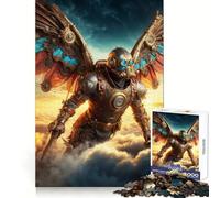 Le Gardien Steampunk Puzzle de 1000 pièces pour Adultes Jeu de réflexion Amusant en intérieur Bords précis Objet de Collection 38x52cm