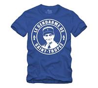 Le Gendarme de Saint Tropez T-Shirt Louis de Funes Balduin - Bleu - X-Large