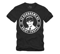 Le Gendarme de Saint Tropez - T-shirt Louis de Funes Balduin, Noir , M