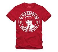 Le Gendarme de Saint Tropez - T-shirt Louis de Funes Balduin, rouge, L