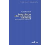 Le Genre Dans Les Débats Parlementaires Au Bundestag