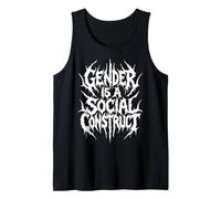 Le Genre est Une Construction Sociale Deathcore Pride Trans Nonbinaire Débardeur