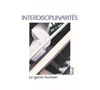 Le Genre humain, n° 33: Interdisciplinarités