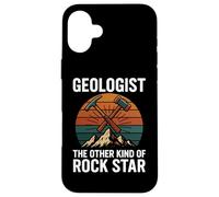 Le géologue The Other Kind of Rock Star Retro Earth Science Coque pour iPhone 16 Plus