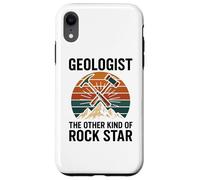 Le géologue The Other Kind of Rock Star Retro Earth Science Coque pour iPhone XR