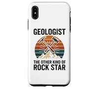 Le géologue The Other Kind of Rock Star Retro Earth Science Coque pour iPhone XS Max
