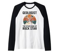 Le géologue The Other Kind of Rock Star Retro Earth Science Manche Raglan