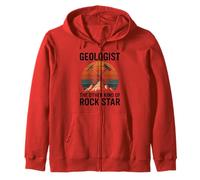 Le géologue The Other Kind of Rock Star Retro Earth Science Sweat à Capuche