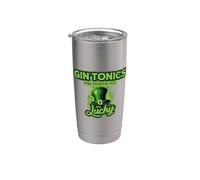 Le gin tonics de la Saint-Patrick rend chaque jour heureux Gobelet isotherme en acier inoxydable double paroi