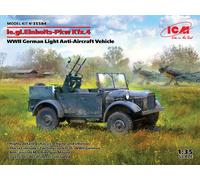Le.GL.EINHEITZ-PKW KFV.4 VÉHICULE ANTI-AÉRIEN LÉGER ALLEMAND WWII Kit 1:35 ICM