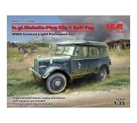 Le.gl.einheitz-pkw Kfz.1 Soft Top,wwii German Light Personnel Car- 1:35e - Icm G