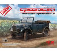 Le.gl.pkw Kfz.1, Allemand WWII Lumière Personnel Voiture 1:3 5 Plastique Model
