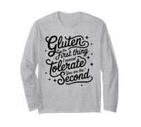 Le Gluten est la première Chose Que Je ne Peux Pas tolérer Un drôle de Gluten Manche Longue